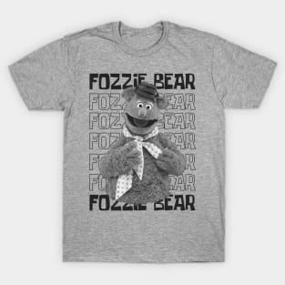 Monochrome Cute Fozzie T-Shirt